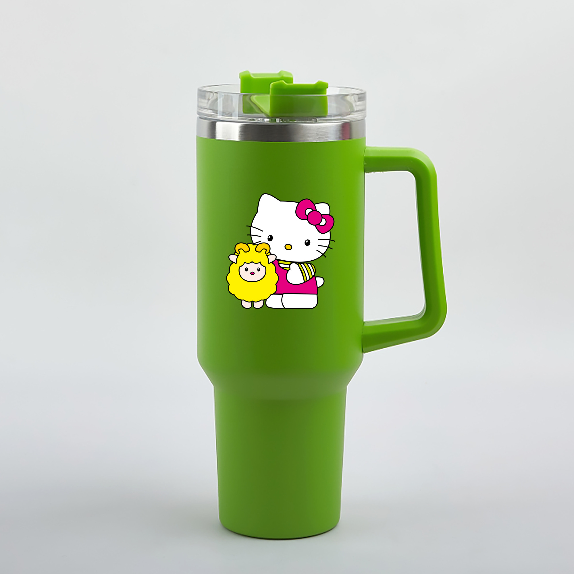 （画像用） Hello Kitty ハローキティ 1200mL車用タンブラー（カラープリント）